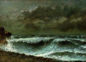Gustave Courbet Squall on the horizon